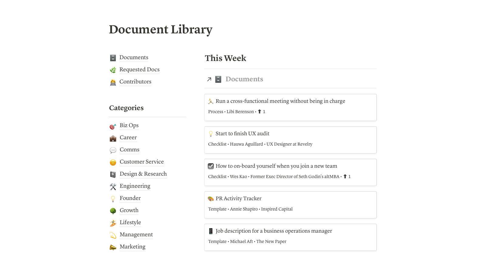 Document Library
